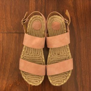 NWOT Joules Quayside Strap Sandals in Dusty Rose
